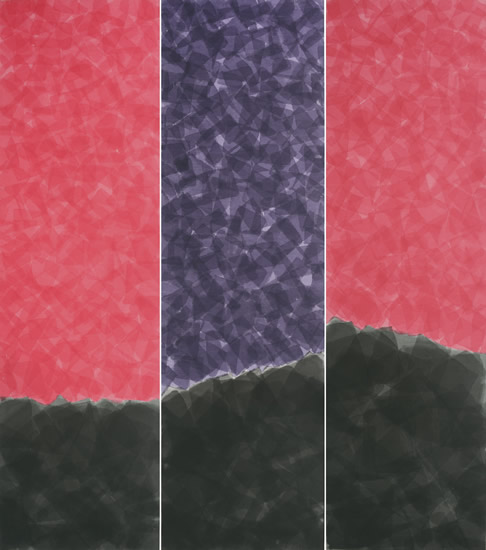 ɣҢ, ɽķ羰, ˮī, 156×44cm×3, 2014_1