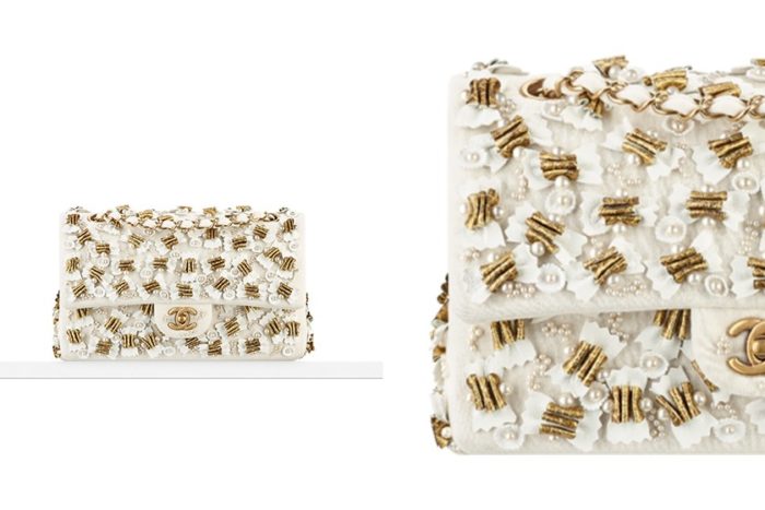 Chanel Gift Box Brass & Resin Evening Bag 3