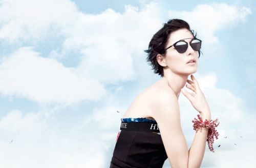 The 'So Real' sunglasses in Dior's Spring/Summer 2014 campaign | Source: Dior