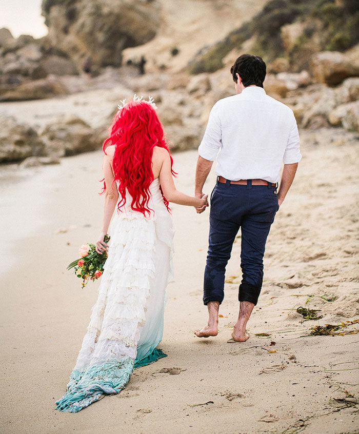 Dip-Dye Wedding Dress 4
