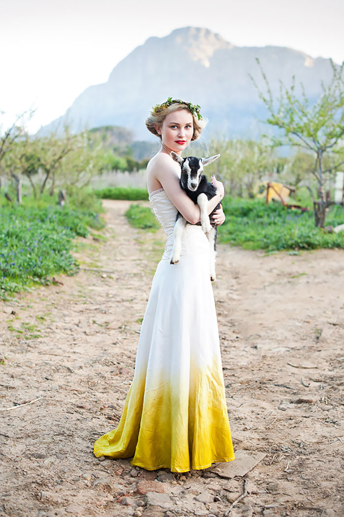 Dip-Dye Wedding Dress 6