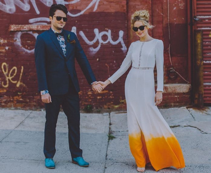 Dip-Dye Wedding Dress 7