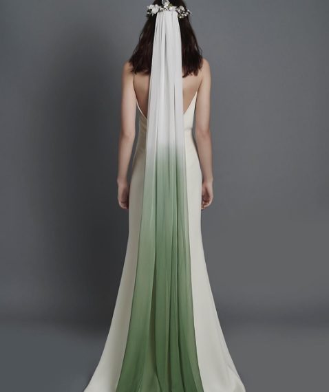 Dip-Dye Wedding Dress 11