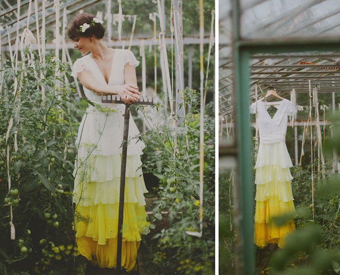 Dip-Dye Wedding Dress 8
