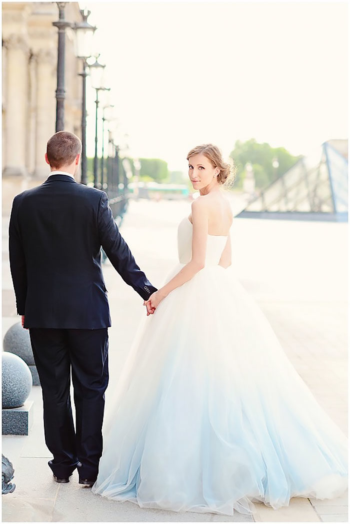 Dip-Dye Wedding Dress 9