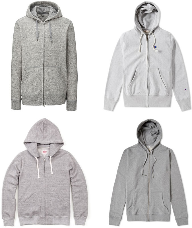 Men's Grey Hoodies