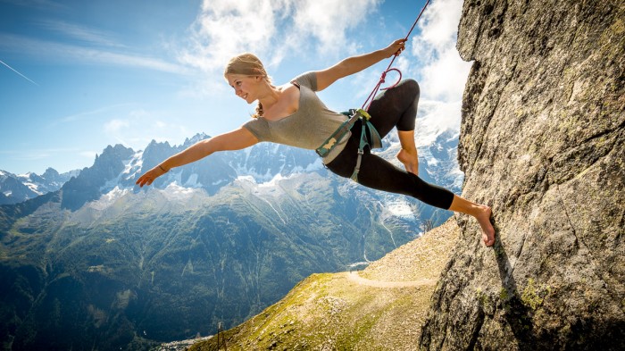 Ballerina Strikes Incredible Poses On Mountain 13