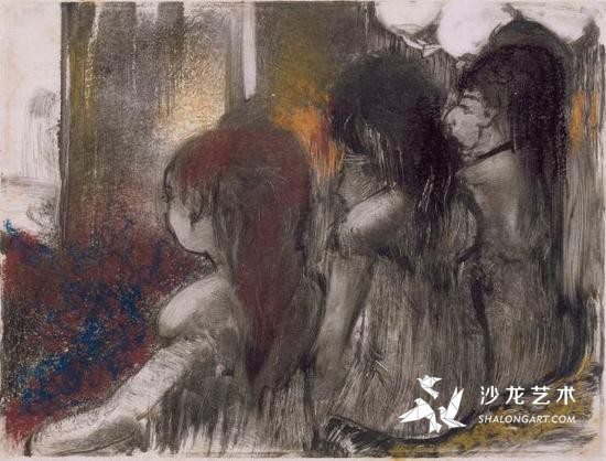 Ӻ濴ԺŮˡThree Women in a BrothelSeen from Behind¼ӡ¼ӣ1877-79