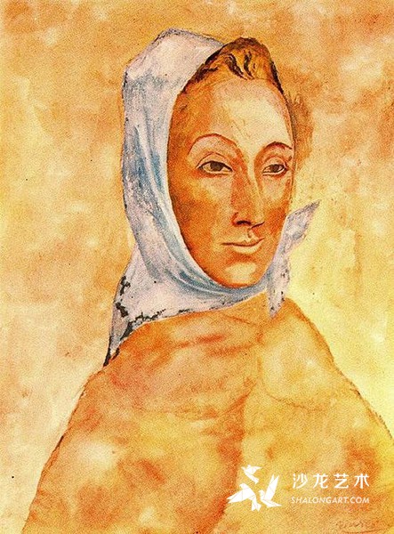 ϼ Picasso - Portrait of Fernande Olivier in Headscarves